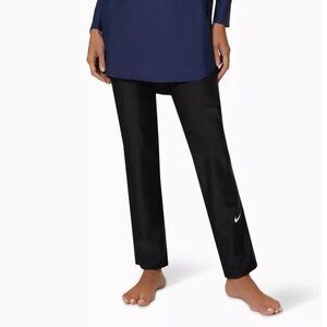 Nike Swim Black Slim Fit Taper Leg Full Lenght Swim Pants UPF 40+ L